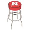 Holland Bar Stool Co. 30" 4" Nebraska Cushion Seat, Double-Ring Chrome Swivel Bar Stool -Kitchen & Dining Furniture Sales Store Holland20Bar20Stool20Co L7C1NebrUn