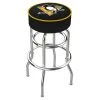 Holland Bar Stool Co. 30" Pittsburgh Penguins Cushion Seat, 2-Ring Chrome Swivel Bar Stool -Kitchen & Dining Furniture Sales Store Holland20Bar20Stool20Co L7C1PitPen