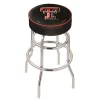 Holland Bar Stool Co. 25" Texas Tech Cushion Seat, 2-Ring Chrome Swivel Bar Stool -Kitchen & Dining Furniture Sales Store Holland20Bar20Stool20Co L7C1TXTech