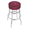 Holland Bar Stool Co. 30" Texas A&M Cushion Seat, 2-Ring Chrome Swivel Bar Stool