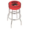Holland Bar Stool Co. 25" 4" UNLV Cushion Seat, Double-Ring Chrome Swivel Bar Stool -Kitchen & Dining Furniture Sales Store Holland20Bar20Stool20Co L7C1UNevLV