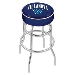 Holland Bar Stool Co. 30" Villanova Cushion Seat, 2-Ring Chrome Swivel Bar Stool