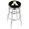 Holland Bar Stool Co. 25" Chrome 2-Ring Appalachian State Swivel Bar Stool, Accent Ring -Kitchen & Dining Furniture Sales Store Holland20Bar20Stool20Co L7C3CAppStU
