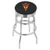 Holland Bar Stool Co. 30" Chrome 2-Ring Arizona State Swivel Bar Stool, Accent Ring, Pitchfork -Kitchen & Dining Furniture Sales Store Holland20Bar20Stool20Co L7C3CArizSt F