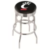 Holland Bar Stool Co. 25" Chrome 2-Ring Cincinnati Swivel Bar Stool, Accent Ring -Kitchen & Dining Furniture Sales Store Holland20Bar20Stool20Co L7C3CCincin