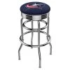 Holland Bar Stool Co. 25" Chrome 2-Ring Columbus Blue Jackets Swivel Bar Stool, Accent Ring -Kitchen & Dining Furniture Sales Store Holland20Bar20Stool20Co L7C3CColBlu
