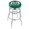 Holland Bar Stool Co. 30" Chrome 2-Ring Colorado State Swivel Bar Stool, Accent Ring -Kitchen & Dining Furniture Sales Store Holland20Bar20Stool20Co L7C3CColoSt