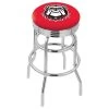 Holland Bar Stool Co. 25" Chrome 2-Ring Georgia "Bulldog" Swivel Bar Stool, Accent Ring -Kitchen & Dining Furniture Sales Store Holland20Bar20Stool20Co L7C3CGA Dog 1