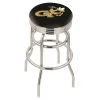 Holland Bar Stool Co. 30" Chrome 2-Ring Georgia Tech Swivel Bar Stool, Accent Ring -Kitchen & Dining Furniture Sales Store Holland20Bar20Stool20Co L7C3CGATech