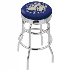 Holland Bar Stool Co. 30" Chrome 2-Ring Georgetown Swivel Bar Stool, Accent Ring