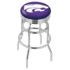 Holland Bar Stool Co. 25" Chrome 2-Ring Kansas State Swivel Bar Stool, Accent Ring -Kitchen & Dining Furniture Sales Store Holland20Bar20Stool20Co L7C3CKnsasS
