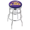 Holland Bar Stool Co. 25" Chrome 2-Ring Louisiana State Swivel Bar Stool, Accent Ring -Kitchen & Dining Furniture Sales Store Holland20Bar20Stool20Co L7C3CLaStUn