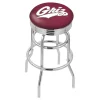 Holland Bar Stool Co. 25" Chrome 2-Ring Montana Swivel Bar Stool, Accent Ring -Kitchen & Dining Furniture Sales Store Holland20Bar20Stool20Co L7C3CMontUn
