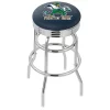 Holland Bar Stool Co. 25" Chrome 2-Ring Notre Dame Leprechaun Swivel Bar Stool, Accent Ring -Kitchen & Dining Furniture Sales Store Holland20Bar20Stool20Co L7C3CND Lep