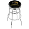 Holland Bar Stool Co. 25" Chrome 2-Ring Southern Miss Swivel Bar Stool, Accent Ring -Kitchen & Dining Furniture Sales Store Holland20Bar20Stool20Co L7C3CSouMis