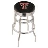 Holland Bar Stool Co. 25" Chrome 2-Ring Texas Tech Swivel Bar Stool, Accent Ring -Kitchen & Dining Furniture Sales Store Holland20Bar20Stool20Co L7C3CTXTech 1