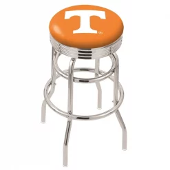 Holland Bar Stool Co. 30" Chrome 2-Ring Tennessee Swivel Bar Stool, Accent Ring