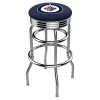 Holland Bar Stool Co. 30" Chrome 2-Ring Winnipeg Jets Swivel Bar Stool, Accent Ring -Kitchen & Dining Furniture Sales Store Holland20Bar20Stool20Co L7C3CWinJet