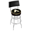 Holland Bar Stool Co. 30" Chrome 2-Ring Appalachian State Swivel Bar Stool, Back -Kitchen & Dining Furniture Sales Store Holland20Bar20Stool20Co L7C4AppStU