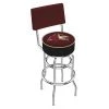Holland Bar Stool Co. 25" Chrome 2-Ring Arizona Coyotes Swivel Bar Stool, Back -Kitchen & Dining Furniture Sales Store Holland20Bar20Stool20Co L7C4AriCoy