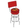 Holland Bar Stool Co. 25" Chrome 2-Ring Chicago Blackhawks Swivel Bar Stool, Back -Kitchen & Dining Furniture Sales Store Holland20Bar20Stool20Co L7C4ChiHwk R