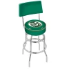 Holland Bar Stool Co. 25" Chrome 2-Ring Colorado State Swivel Bar Stool, Back -Kitchen & Dining Furniture Sales Store Holland20Bar20Stool20Co L7C4ColoSt