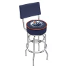 Holland Bar Stool Co. 25" Chrome 2-Ring Edmonton Oilers Swivel Bar Stool, Back -Kitchen & Dining Furniture Sales Store Holland20Bar20Stool20Co L7C4EdmOil