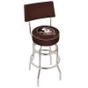 Holland Bar Stool Co. 25" Chrome 2-Ring Florida State (Head) Swivel Bar Stool, Back -Kitchen & Dining Furniture Sales Store Holland20Bar20Stool20Co L7C4FSU HD 1