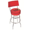 Holland Bar Stool Co. 25" Chrome 2-Ring Illinois State Swivel Bar Stool, Back -Kitchen & Dining Furniture Sales Store Holland20Bar20Stool20Co L7C4IllStU