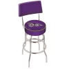 Holland Bar Stool Co. 25" Chrome 2-Ring James Madison Swivel Bar Stool, Back -Kitchen & Dining Furniture Sales Store Holland20Bar20Stool20Co L7C4JmsMad