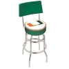 Holland Bar Stool Co. 30" Chrome 2-Ring Miami (FL) Swivel Bar Stool, Back -Kitchen & Dining Furniture Sales Store Holland20Bar20Stool20Co L7C4Mia FL