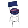 Holland Bar Stool Co. 30" Chrome 2-Ring Ole' Miss Swivel Bar Stool, Back -Kitchen & Dining Furniture Sales Store Holland20Bar20Stool20Co L7C4MssppU