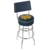 Holland Bar Stool Co. 25" Chrome 2-Ring Notre Dame (ND) Swivel Bar Stool, Back -Kitchen & Dining Furniture Sales Store Holland20Bar20Stool20Co L7C4ND ND