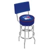 Holland Bar Stool Co. 25" Chrome 2-Ring New York Rangers Swivel Bar Stool, Back -Kitchen & Dining Furniture Sales Store Holland20Bar20Stool20Co L7C4NYRang