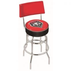 Holland Bar Stool Co. 30" Chrome 2-Ring New Mexico Swivel Bar Stool, Back