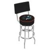 Holland Bar Stool Co. 25" Chrome 2-Ring San Jose Sharks Swivel Bar Stool, Back -Kitchen & Dining Furniture Sales Store Holland20Bar20Stool20Co L7C4SJShar