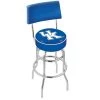 Holland Bar Stool Co. 30" Chrome 2-Ring Kentucky "UK" Swivel Bar Stool, Back -Kitchen & Dining Furniture Sales Store Holland20Bar20Stool20Co L7C4UKY UK