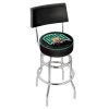 Holland Bar Stool Co. 25" Chrome 2-Ring Ohio University Swivel Bar Stool, Back -Kitchen & Dining Furniture Sales Store Holland20Bar20Stool20Co L7C4UnivOH