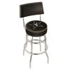 Holland Bar Stool Co. 25" Chrome 2-Ring Vanderbilt Swivel Bar Stool, Back -Kitchen & Dining Furniture Sales Store Holland20Bar20Stool20Co L7C4Vander