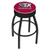 Holland Bar Stool Co. 25" 4" Alabama Cushion Seat, Blk Wrinkle Base Swivel Bar Stool -Kitchen & Dining Furniture Sales Store Holland20Bar20Stool20Co L8B1ALxxEle