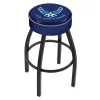 Holland Bar Stool Co. 25" 4" U.S. Air Force Cushion Seat, Blk Wrinkle Base Swivel Bar Stool -Kitchen & Dining Furniture Sales Store Holland20Bar20Stool20Co L8B1AirFor