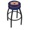 Holland Bar Stool Co. 25" 4" Auburn Cushion Seat, Blk Wrinkle Base Swivel Bar Stool -Kitchen & Dining Furniture Sales Store Holland20Bar20Stool20Co L8B1Auburn