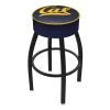 Holland Bar Stool Co. 30" 4" Cal Cushion Seat, Blk Wrinkle Base Swivel Bar Stool -Kitchen & Dining Furniture Sales Store Holland20Bar20Stool20Co L8B1Cal Un