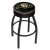 Holland Bar Stool Co. 30" 4" Colorado Cushion Seat, Blk Wrinkle Base Swivel Bar Stool -Kitchen & Dining Furniture Sales Store Holland20Bar20Stool20Co L8B1ColoUn 1