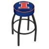 Holland Bar Stool Co. 30" 4" Illinois Cushion Seat, Blk Wrinkle Base Swivel Bar Stool -Kitchen & Dining Furniture Sales Store Holland20Bar20Stool20Co L8B1IlliniU