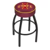 Holland Bar Stool Co. 25" 4" Iowa State Cushion Seat, Blk Wrinkle Base Swivel Bar Stool -Kitchen & Dining Furniture Sales Store Holland20Bar20Stool20Co L8B1IowaSt 1