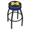 Holland Bar Stool Co. 30" 4" Michigan Cushion Seat, Blk Wrinkle Base Swivel Bar Stool -Kitchen & Dining Furniture Sales Store Holland20Bar20Stool20Co L8B1MichUn