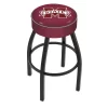 Holland Bar Stool Co. 25" Mississippi State Cushion Seat, Blk Wrinkle Base Swivel Bar Stool -Kitchen & Dining Furniture Sales Store Holland20Bar20Stool20Co L8B1MssStU
