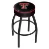 Holland Bar Stool Co. 30" 4" Texas Tech Cushion Seat, Blk Wrinkle Base Swivel Bar Stool -Kitchen & Dining Furniture Sales Store Holland20Bar20Stool20Co L8B1TXTech