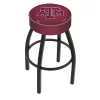 Holland Bar Stool Co. 25" 4" Texas A&M Cushion Seat, Blk Wrinkle Base Swivel Bar Stool -Kitchen & Dining Furniture Sales Store Holland20Bar20Stool20Co L8B1TexA M